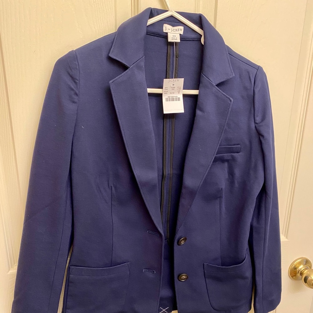 J.crew blazer navy blue